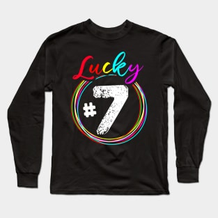 Lucky #7 Long Sleeve T-Shirt